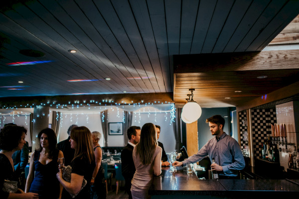 People enjoying a party night in The Bay at St Michaels Resort