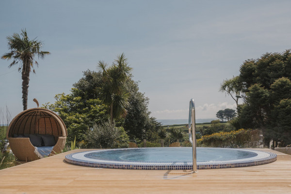 St Michaels resort Spa Deck with sea views