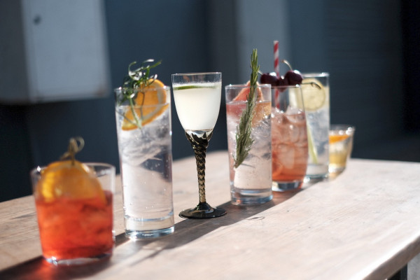 A selection of cocktails at St Michaels Resort