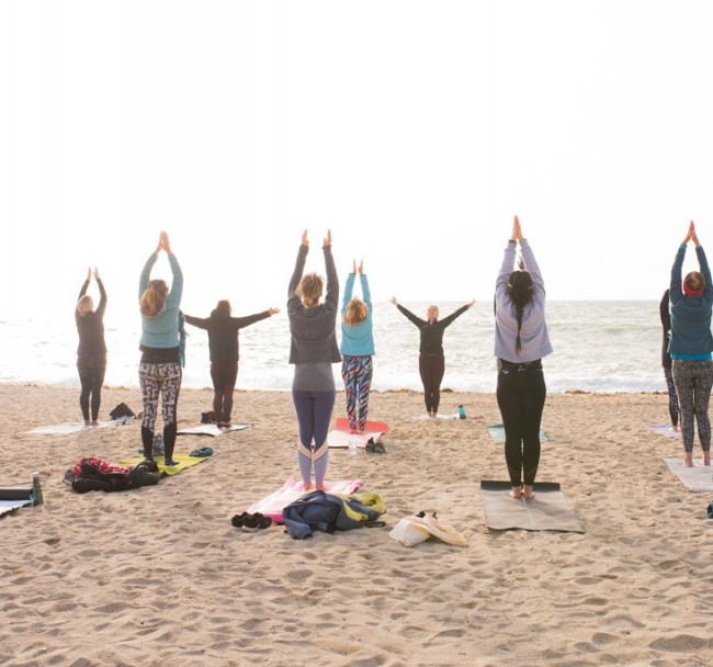 Beach Yoga