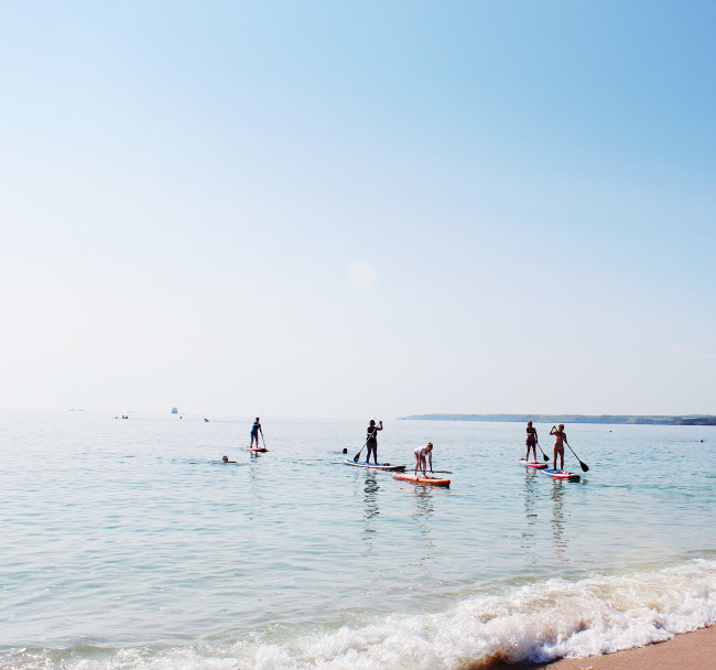 Blu Paddle at Gyllyngvase Beach