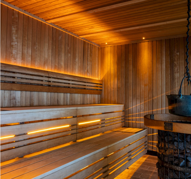 Sauna, Steam Room and Experience Showers