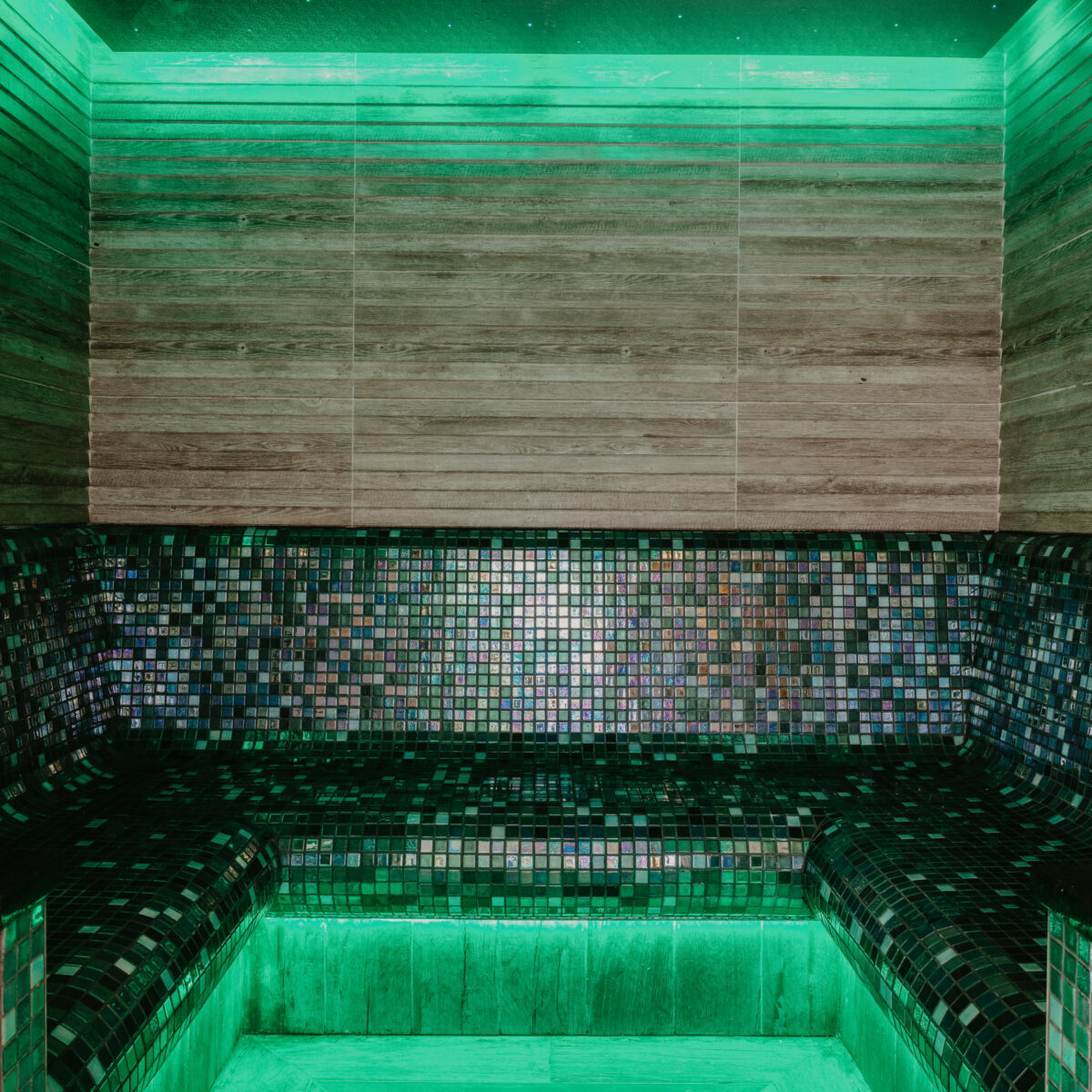 St Michaels Resort Rainforest steam room