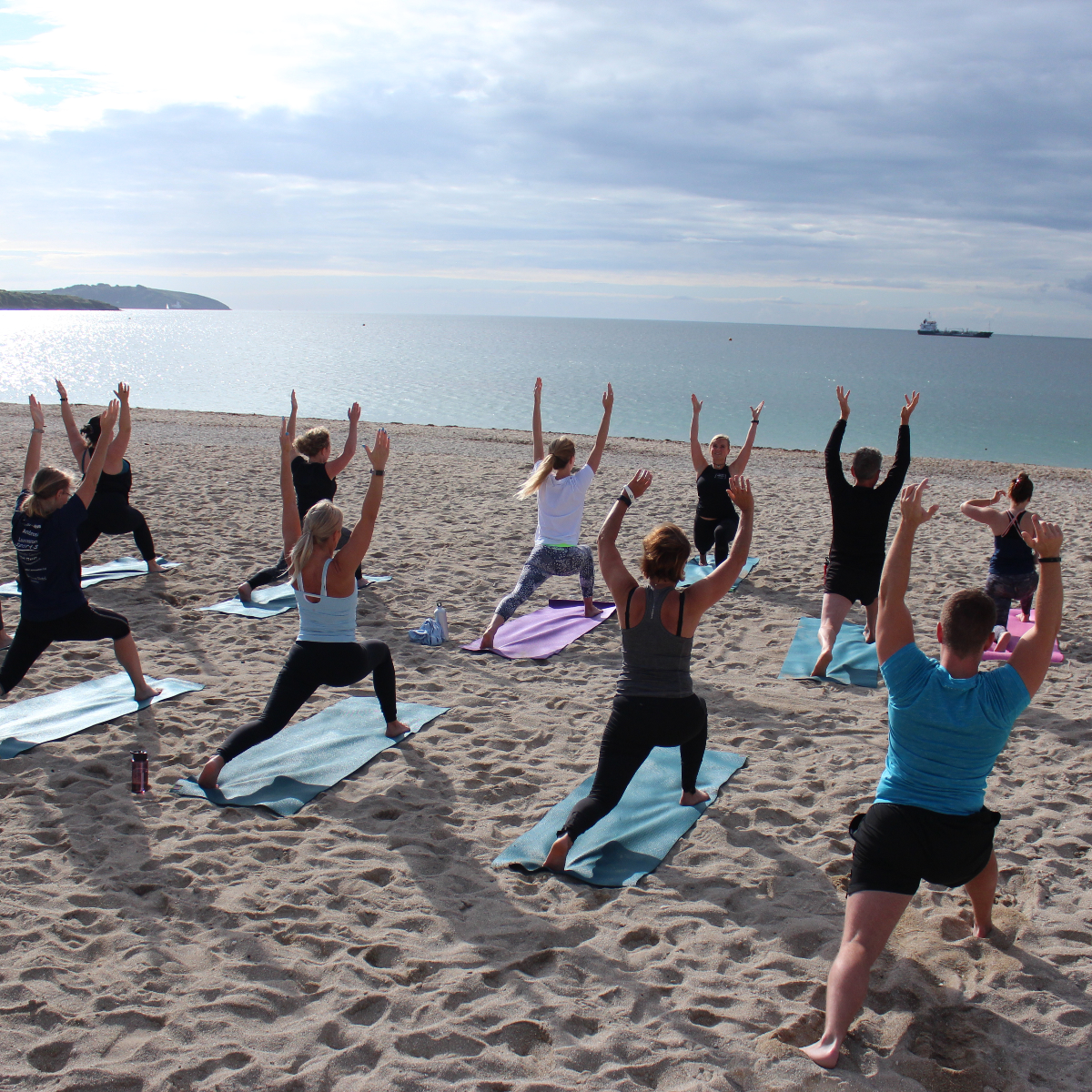 St Michaels Health Club Beach Yoga 1