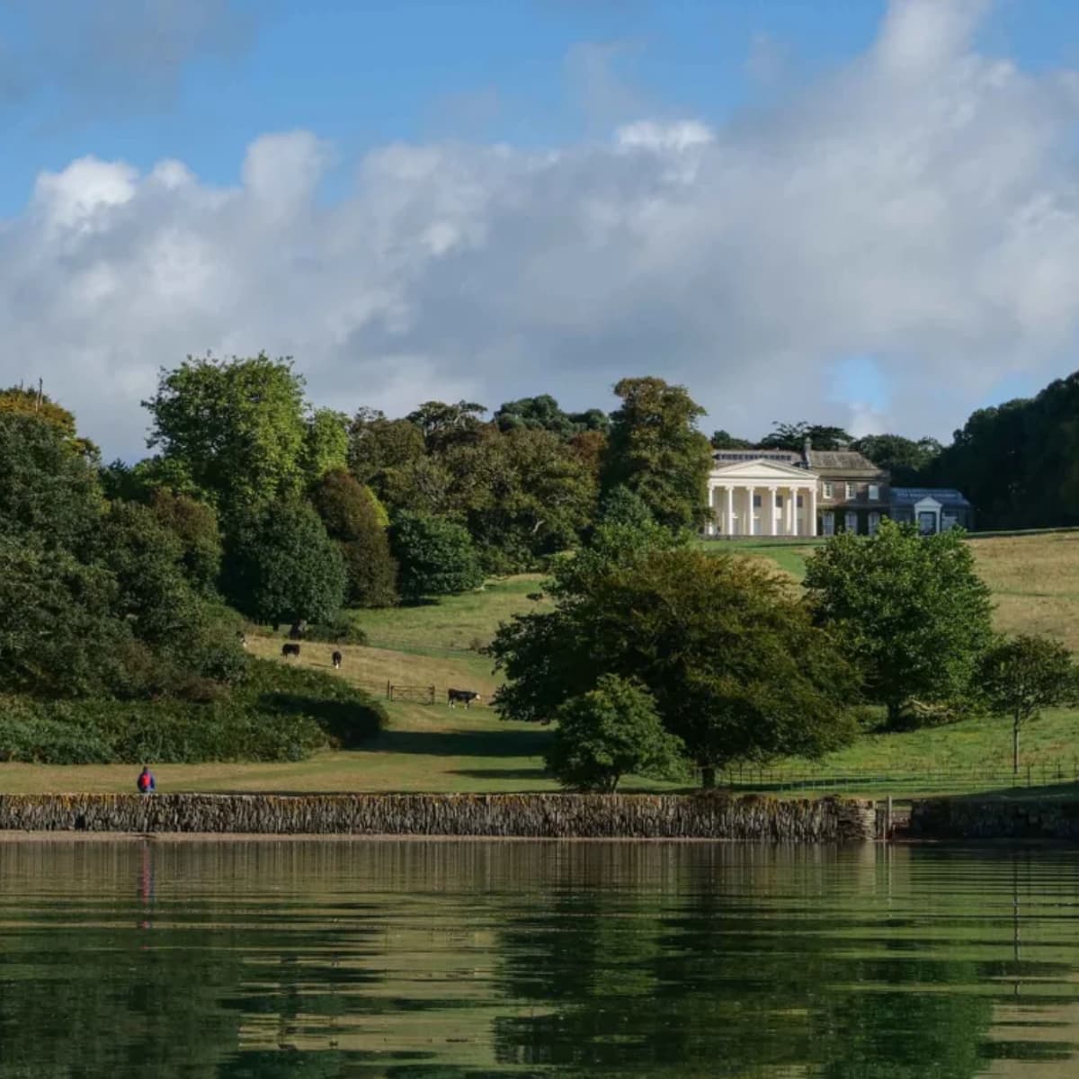 The House and River Fal Trelissick Cornwall