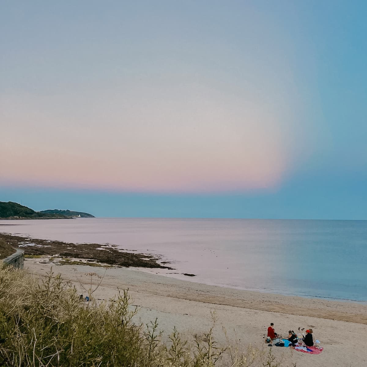 Sunset at Gylly Beach