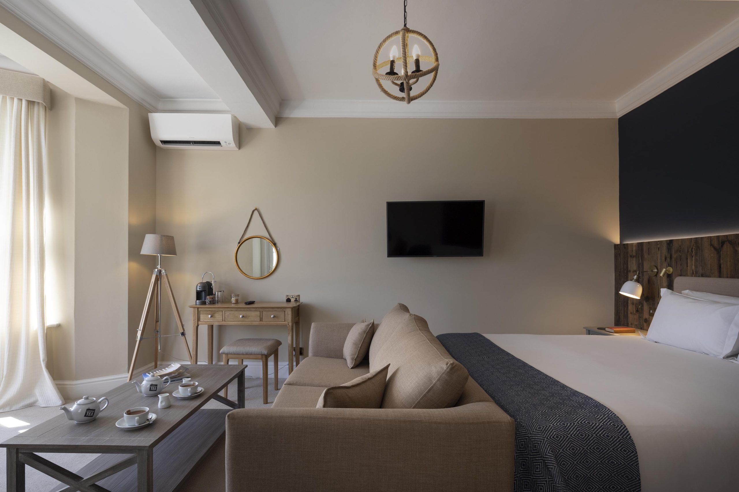 Captains House St Michael’s Hotel Falmouth bedroom interiors