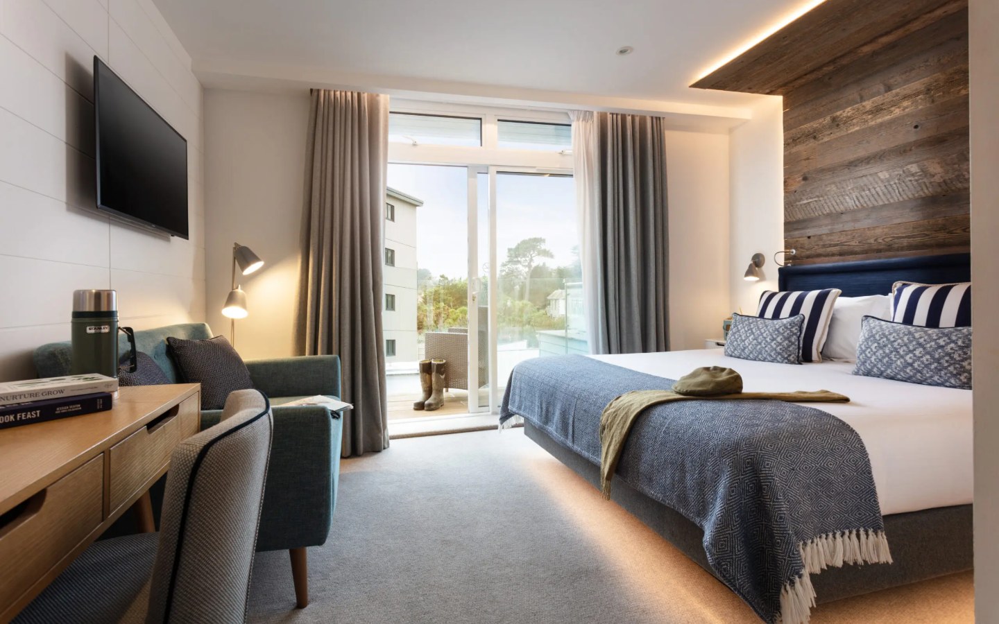 Bedroom for a Christmas spa break at St Michaels Resort, Falmouth